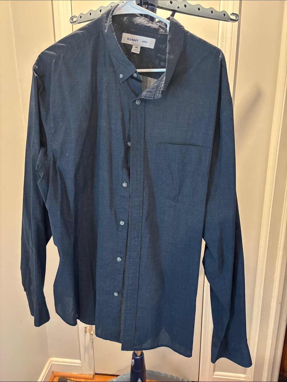 Old Navy Men's Button-Down Shirt - Navy Blue